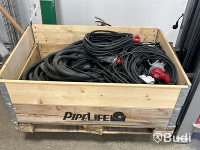 Parti kabel & blandat elmaterial - 12 pallar