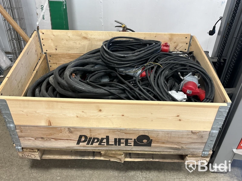 Parti kabel & blandat elmaterial - 12 pallar