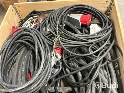 Parti kabel & blandat elmaterial - 12 pallar