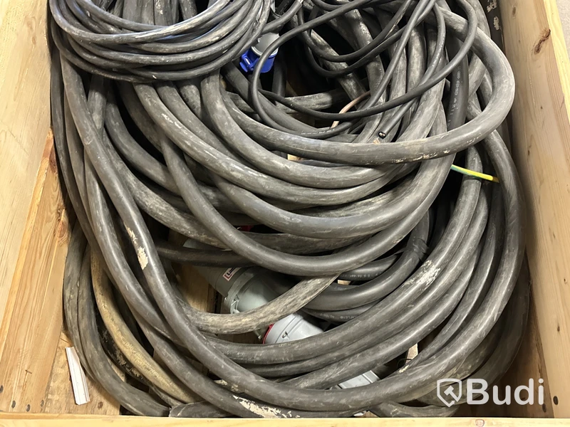 Parti kabel & blandat elmaterial - 12 pallar