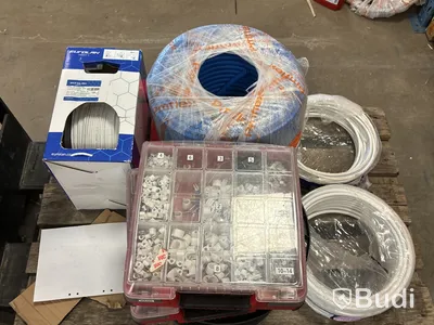 Parti kabel & blandat elmaterial - 12 pallar
