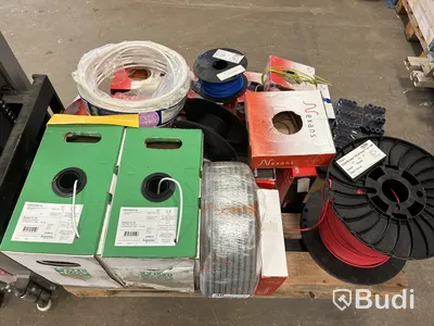 Parti kabel & blandat elmaterial - 12 pallar