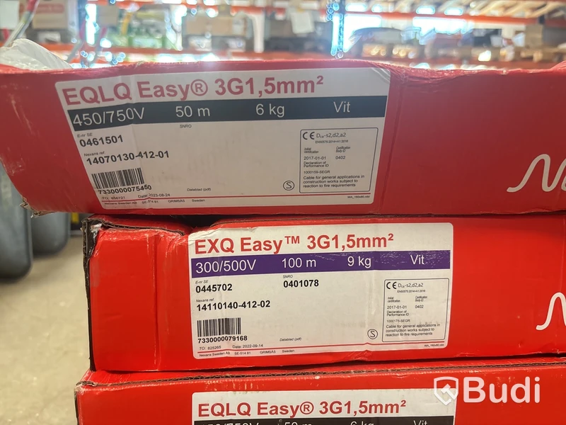 Parti elkabel 3G 1,5 mm²