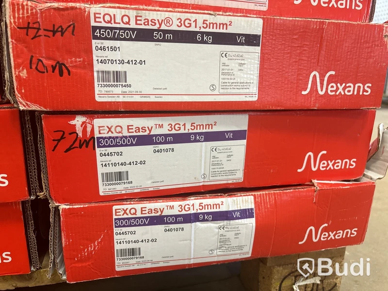 Parti elkabel 3G 1,5 mm²