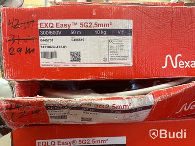 Parti elkabel 5G 1,5 & 2,5 mm²