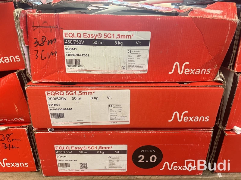 Parti elkabel 5G 1,5 & 2,5 mm²