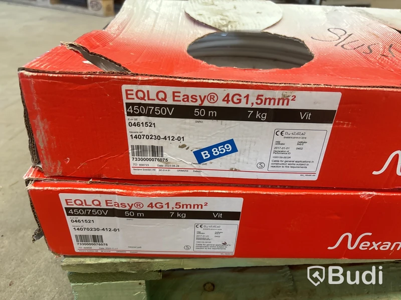 Parti elkabel 4G 1,5 mm²