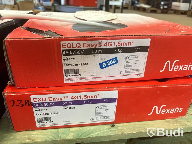 Parti elkabel 4G 1,5 mm²