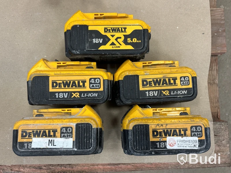 6 st elhandmaskiner Dewalt