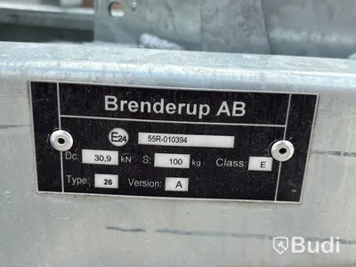 Maskintrailer Brenderup MT3080 | 2700 kg  | 2020