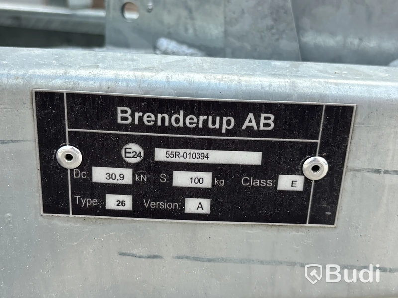 Maskintrailer Brenderup MT3080 | 2700 kg  | 2020