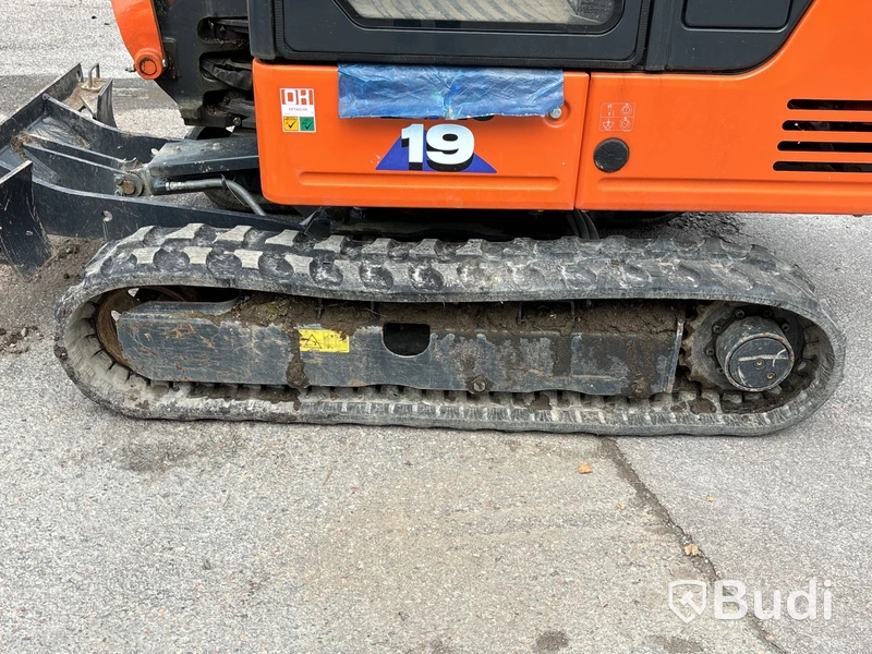Bandgrävare Hitachi ZX19-6 | 146,5 h | 2019