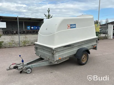 Bromsad släpvagn med kåpa Brenderup A6E0EC-S5 | 2002