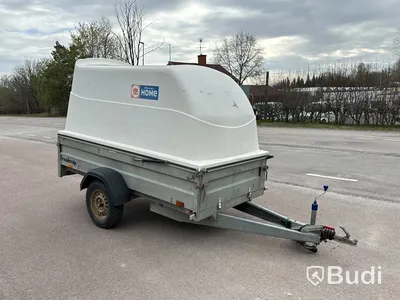 Bromsad släpvagn med kåpa Brenderup A6E0EC-S5 | 2002
