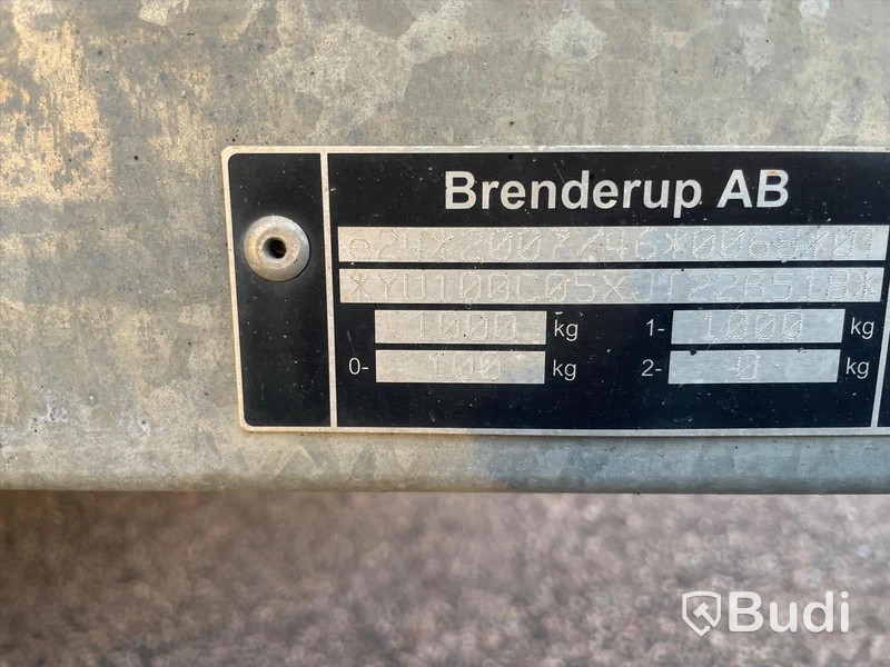 Släp Brenderup  1000 -18