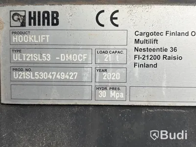 Lastväxlare Mercedes-Benz Actros 2853 -2020 | HIAB 21 ton