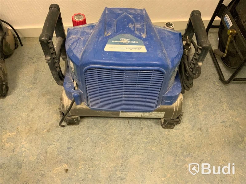 Högtryckskompressor HP920 ScanFast  Högtryck max 25 bar Lågtryck max 11 bar. Slangrulle högtryck ingår