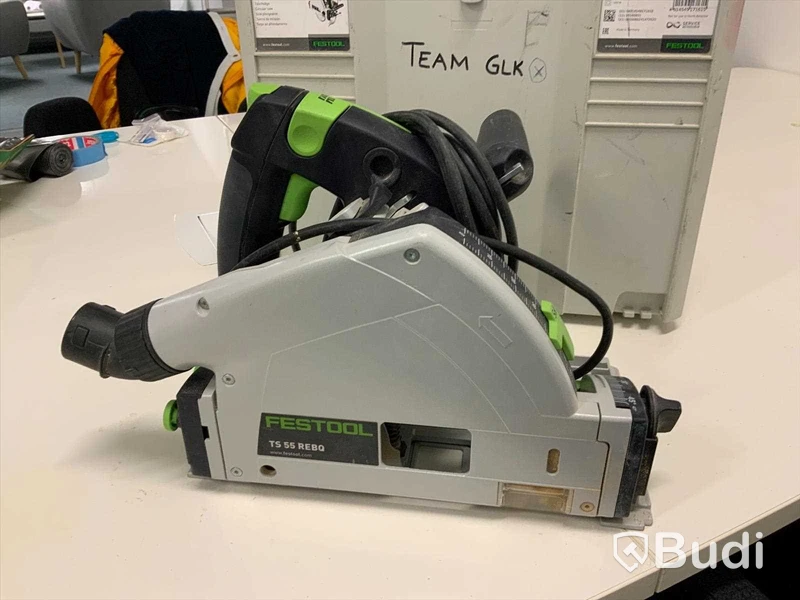FESTOOL. Cirkelsåg  TS 55 REBQ-Plus Funktionstestad. Klinga saknas