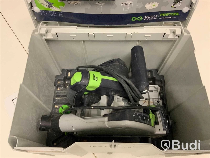 FESTOOL. Cirkelsåg  TS 55 REBQ-Plus Funktionstestad. Klinga saknas