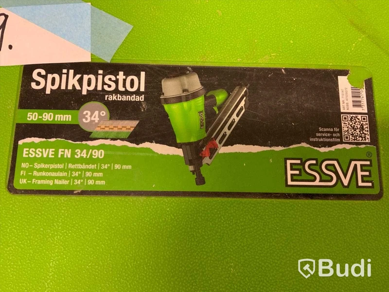 Spikpistol Rakband ESSVE FN 34/90 Ej funktionstestad.