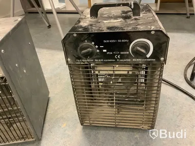Byggfläktar 1 st enfas 3 kw. 1 st 3 fas 5kw. Ej funktionstestad.