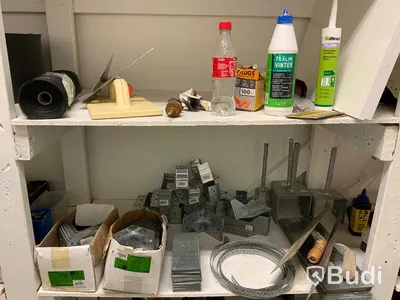 BYGGMATERIAL MONTAGEDETALJER, täckglaset, ventilationsdetaljer Verktyg, taktätning