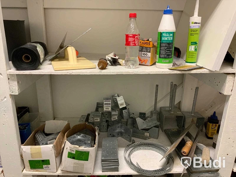 BYGGMATERIAL MONTAGEDETALJER, täckglaset, ventilationsdetaljer Verktyg, taktätning