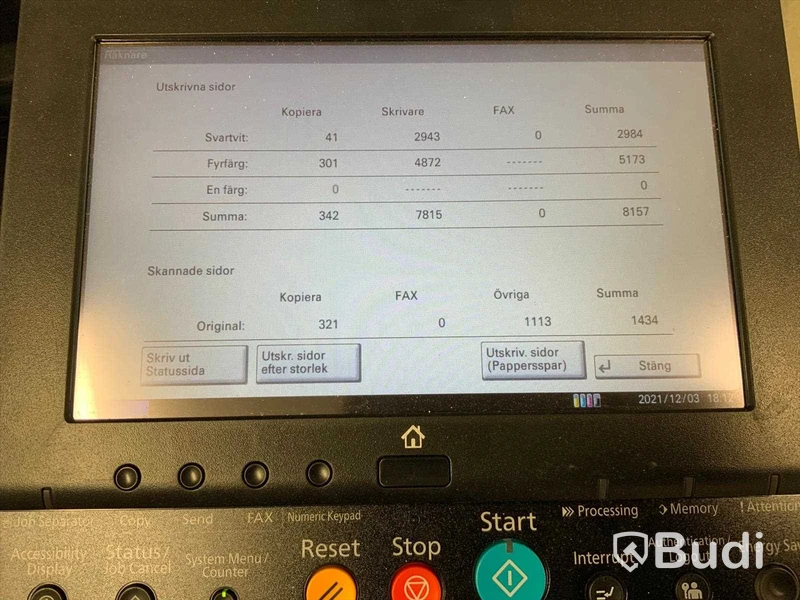 Kopiator Skrivare Scanner färg KYOCERA. TASKalfa. 2552cl Funktionstestad.