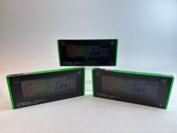 (NY) 3 st. Gaming tangentbord Razer Cynosa chrome