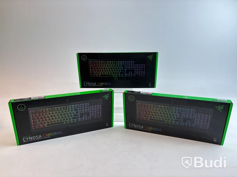 3 st. Gaming tangentbord Razer Cynosa chrome