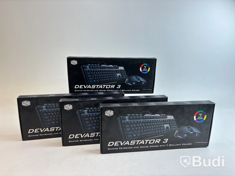 4 st. Gaming tangentbord Cooler master, Devastator 3