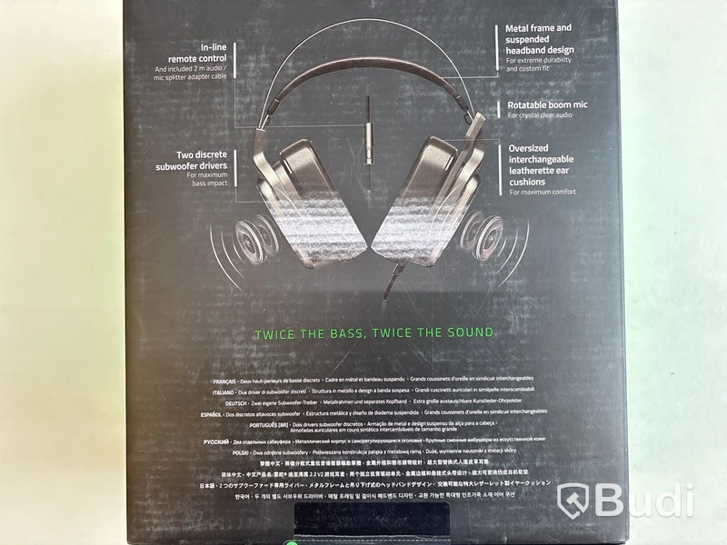 2 st. Headset Razer, Olika modeller