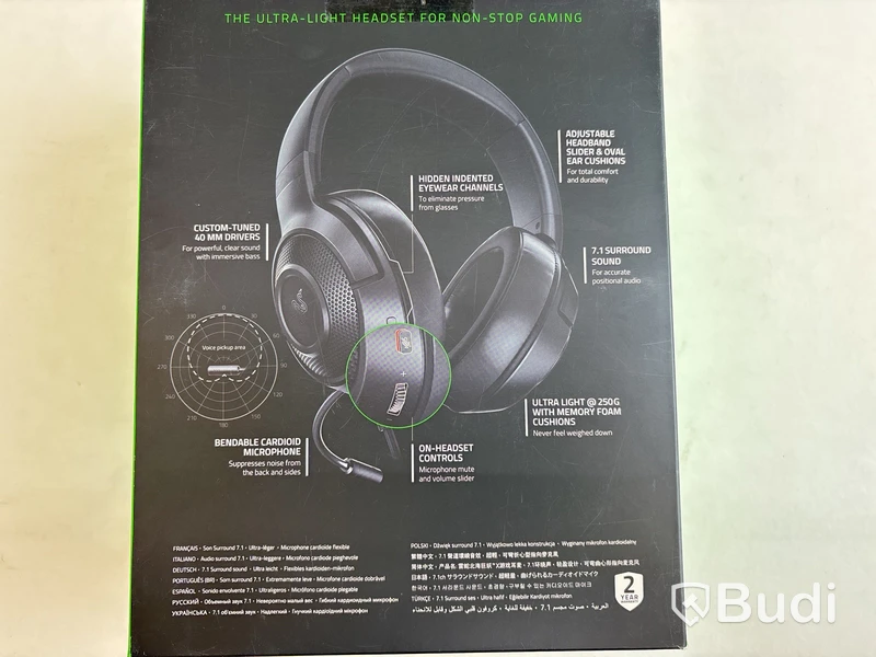 2 st. Headset Razer, Olika modeller