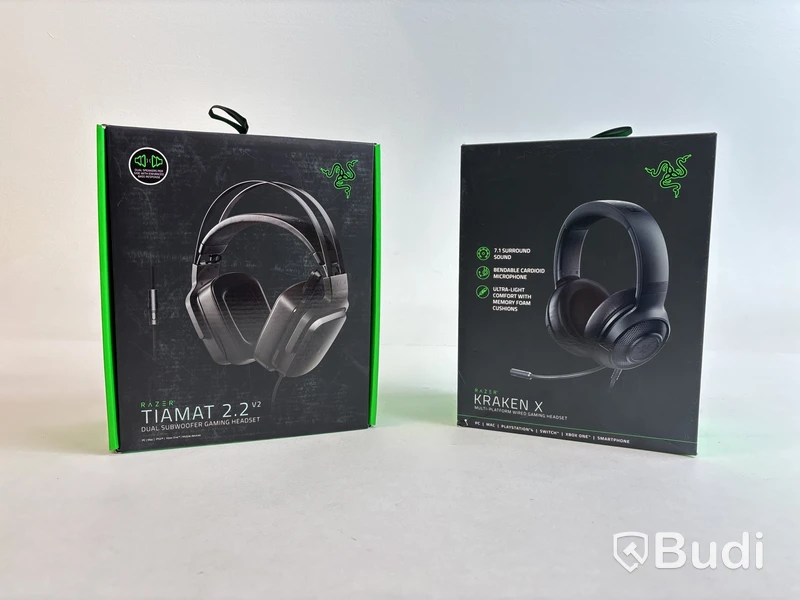 2 st. Headset Razer, Olika modeller