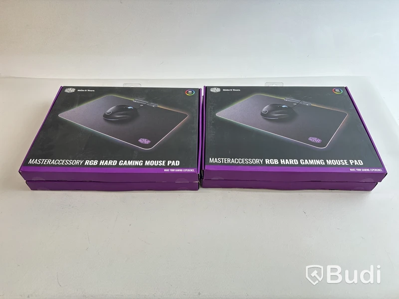 4 st. Musmatta RGB hard gaming mouse pad, Cooler master MPA-MP720