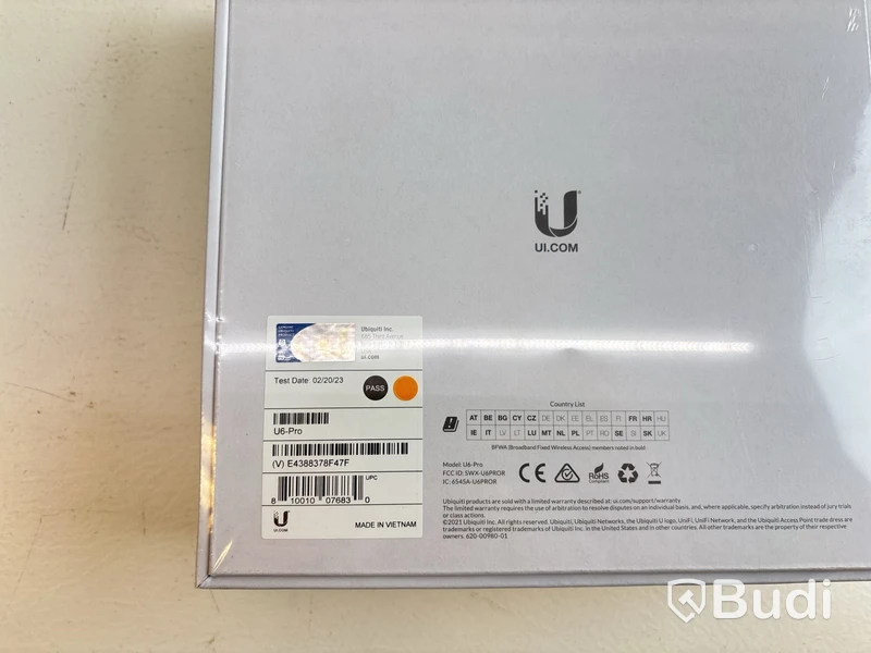 UniFi Ubiquiti, U6 pro