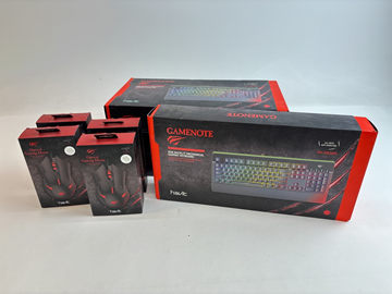 (NY) 4 st. Gaming Tangentbord och 4 st. Möss Havit