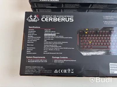 4 st. Gaming tangentbord Asus, Cerberus