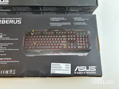 4 st. Gaming tangentbord Asus, Cerberus