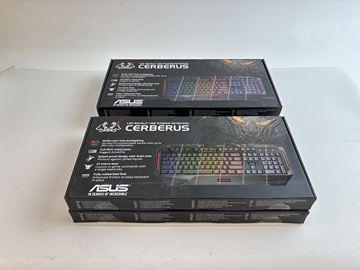 (NY) 4 st. Gaming tangentbord Asus, Cerberus 