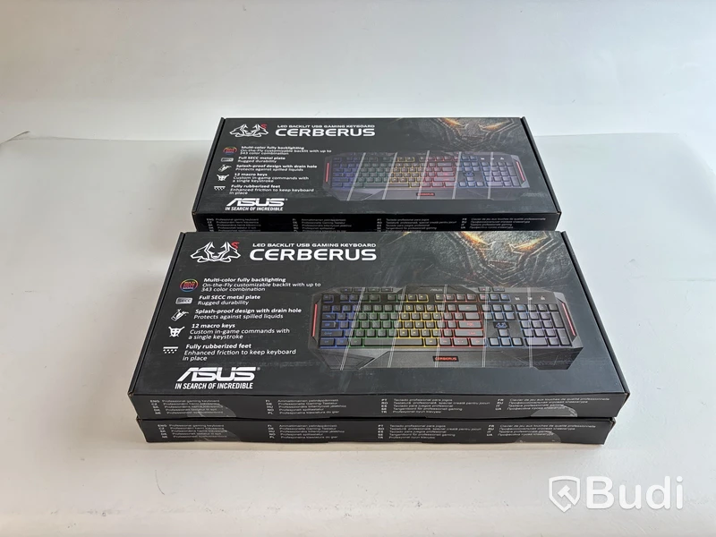 4 st. Gaming tangentbord Asus, Cerberus