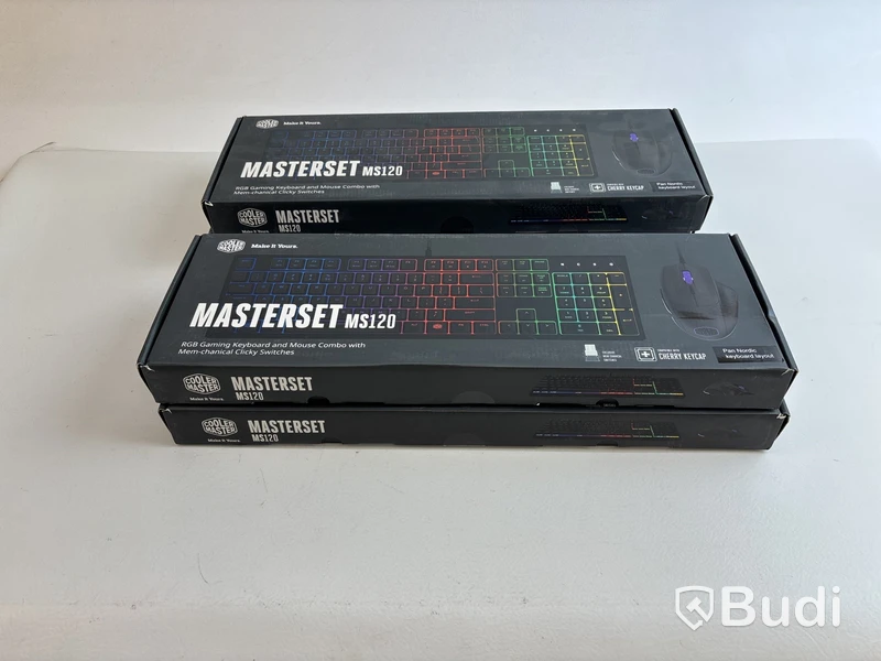 4 st. Gaming tangentbord och mus Cooler master, Masterset MS120