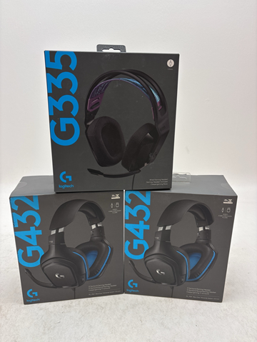 (NY) 3 st. Gamingheadsets Logitech, olika modeller