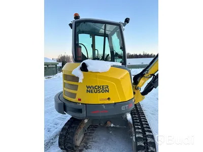 Grävmaskin Wacker Neuson ET-35 med tiltrotator och skopor.