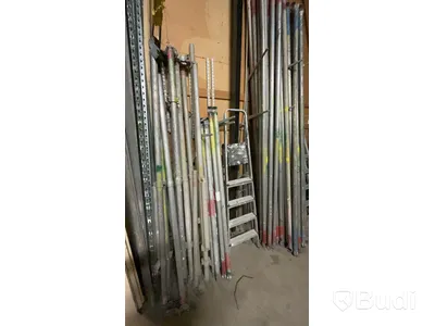 Byggställning parti.
