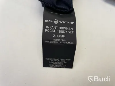 Paket med barnkläder av märket Sail Racing, stl. 0-6 mån