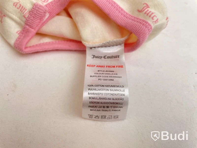 7 st. Paket med barnkläder Juicy Couture och Ellesse, olika storlekar