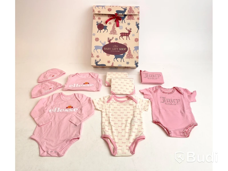 7 st. Paket med barnkläder Juicy Couture och Ellesse, olika storlekar