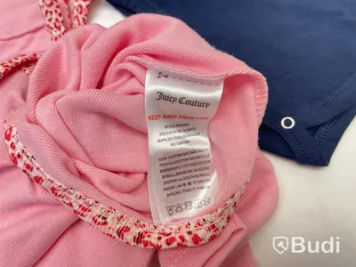 Paket med barnklader av Ellesse, Juicy Couture mm, 0-6 mån