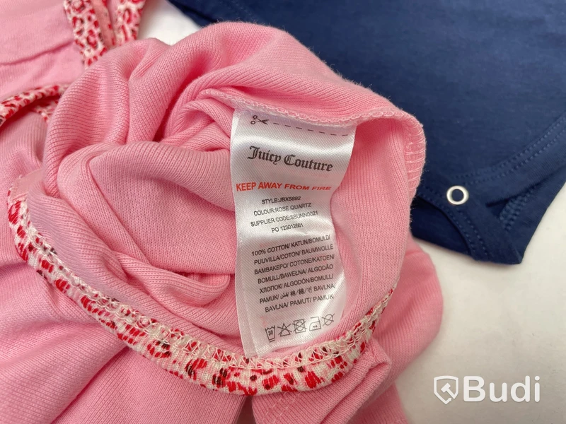 Paket med barnklader av Ellesse, Juicy Couture mm, 0-6 mån